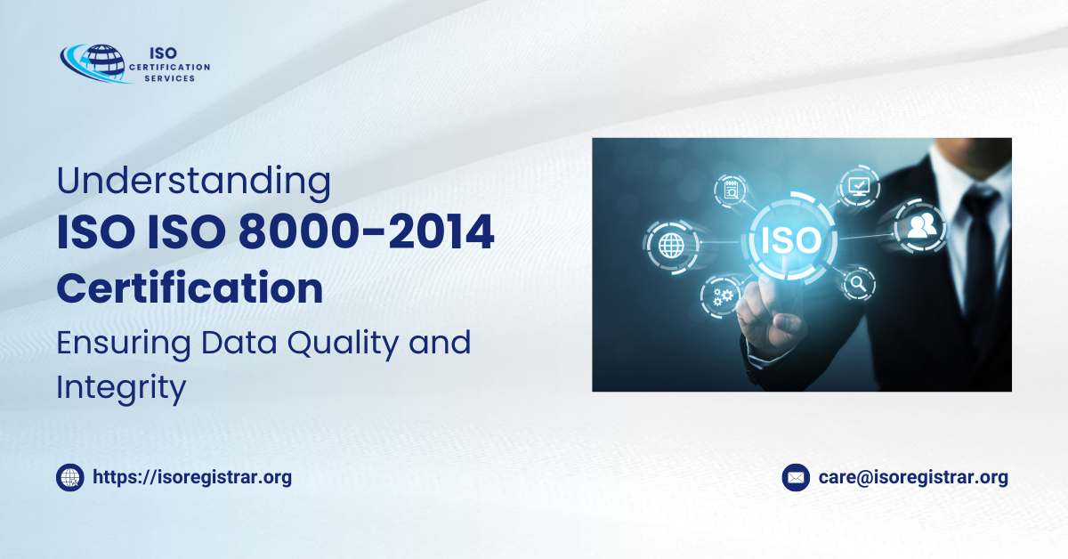 ISO 8000-2014 Certification