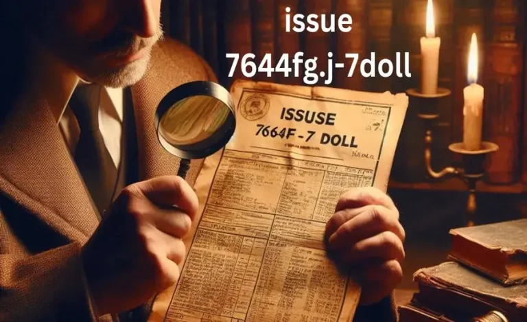 Understanding Issue 7644fg.j-7doll A Comprehensive Overview