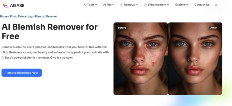 How to Remove Blemishes from an Image Online Effortlessly